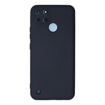Realme C25y Kılıf Nano İçi Kadife Silikon - Lacivert