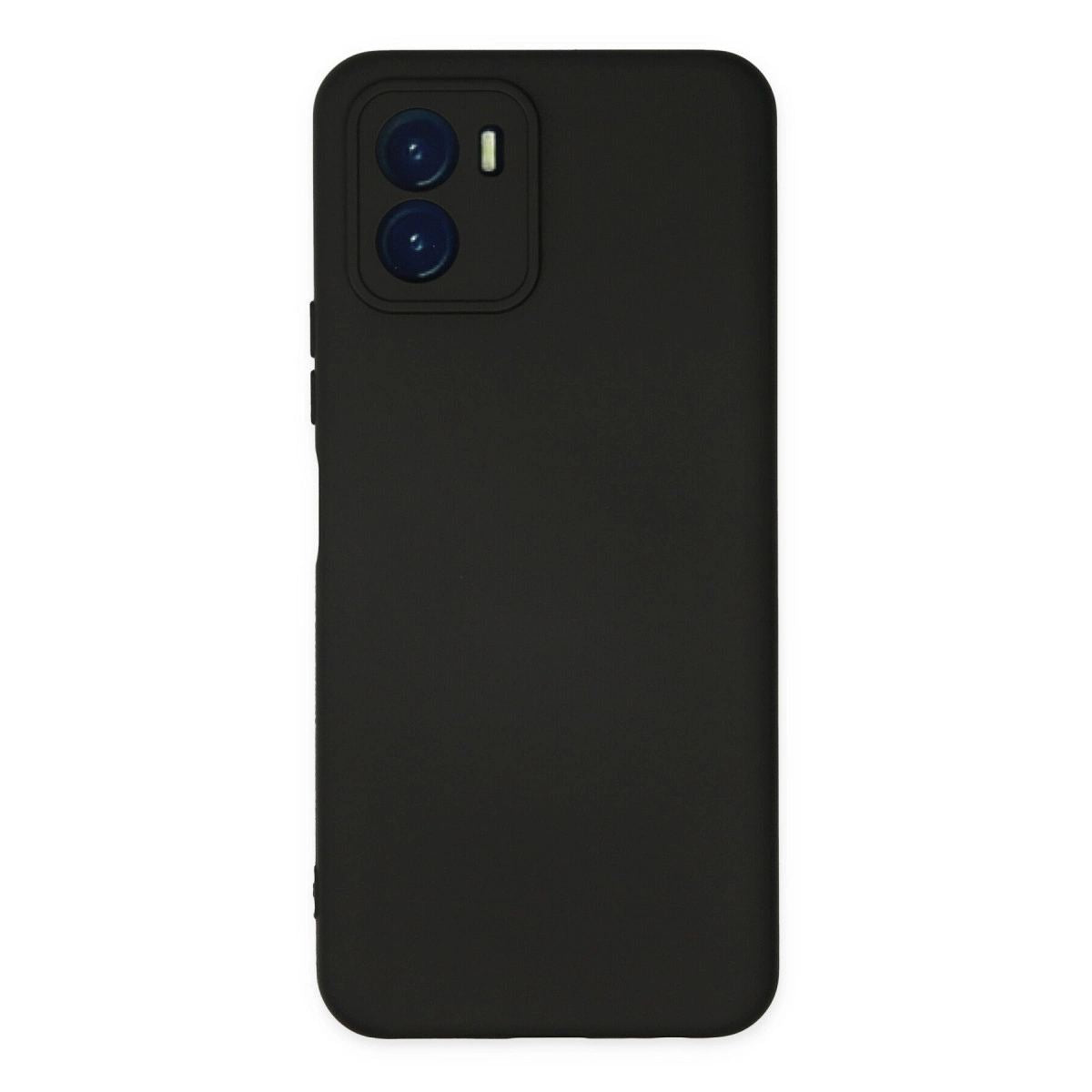 Vivo Y15s Kılıf Nano İçi Kadife Silikon - Siyah