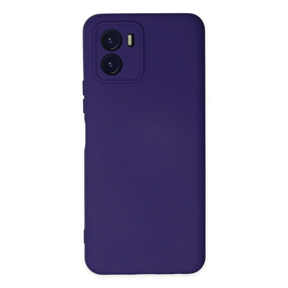 Vivo Y15s Kılıf Nano İçi Kadife Silikon - Mor