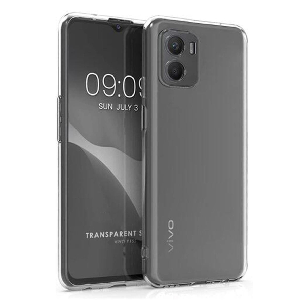 Vivo Y15s Kılıf Lüx Şeffaf Silikon