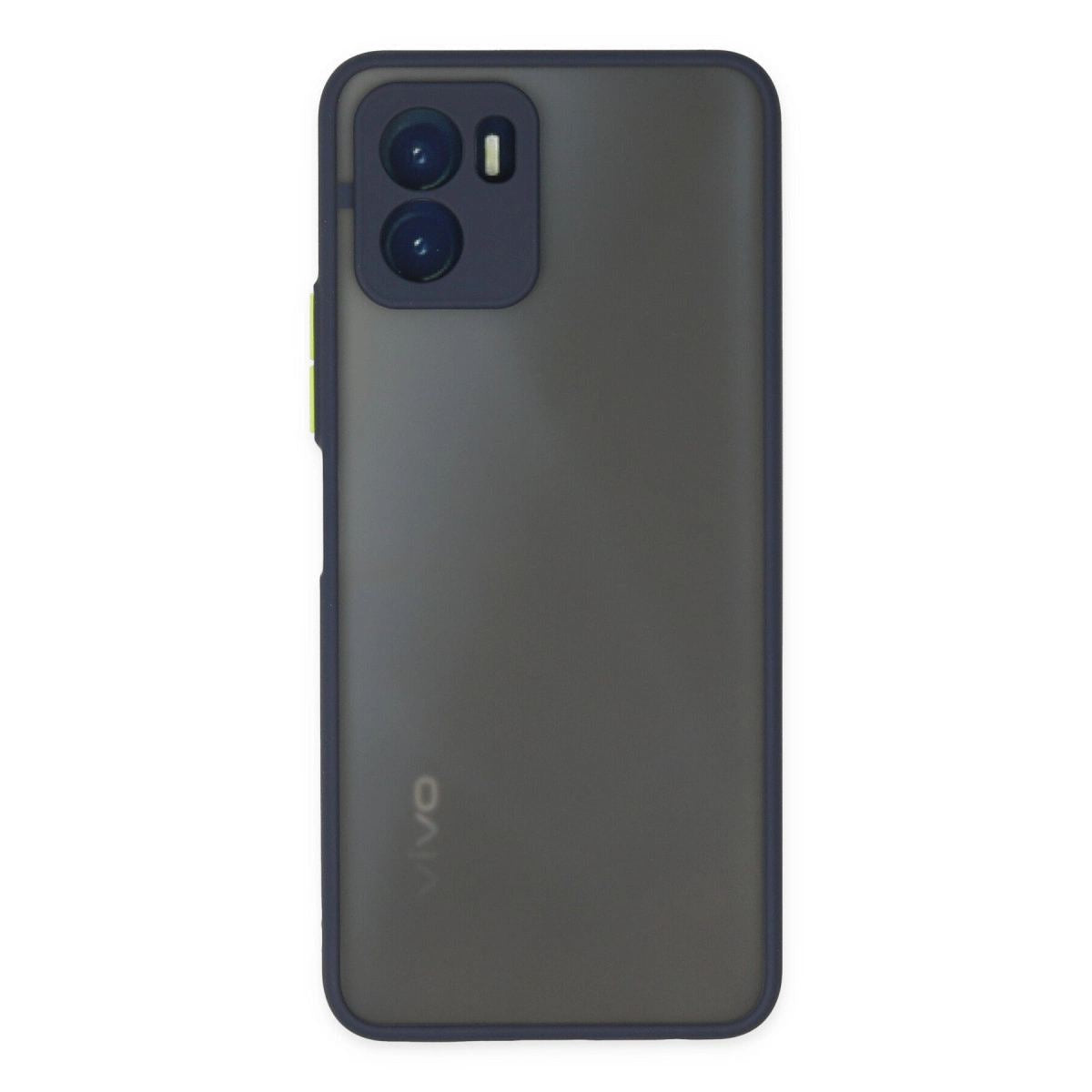 Vivo Y15s Kılıf Montreal Silikon Kapak - Lacivert