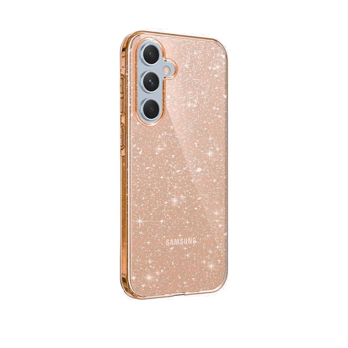 Samsung Galaxy A15 4g Kılıf Glow Kapak - Turuncu