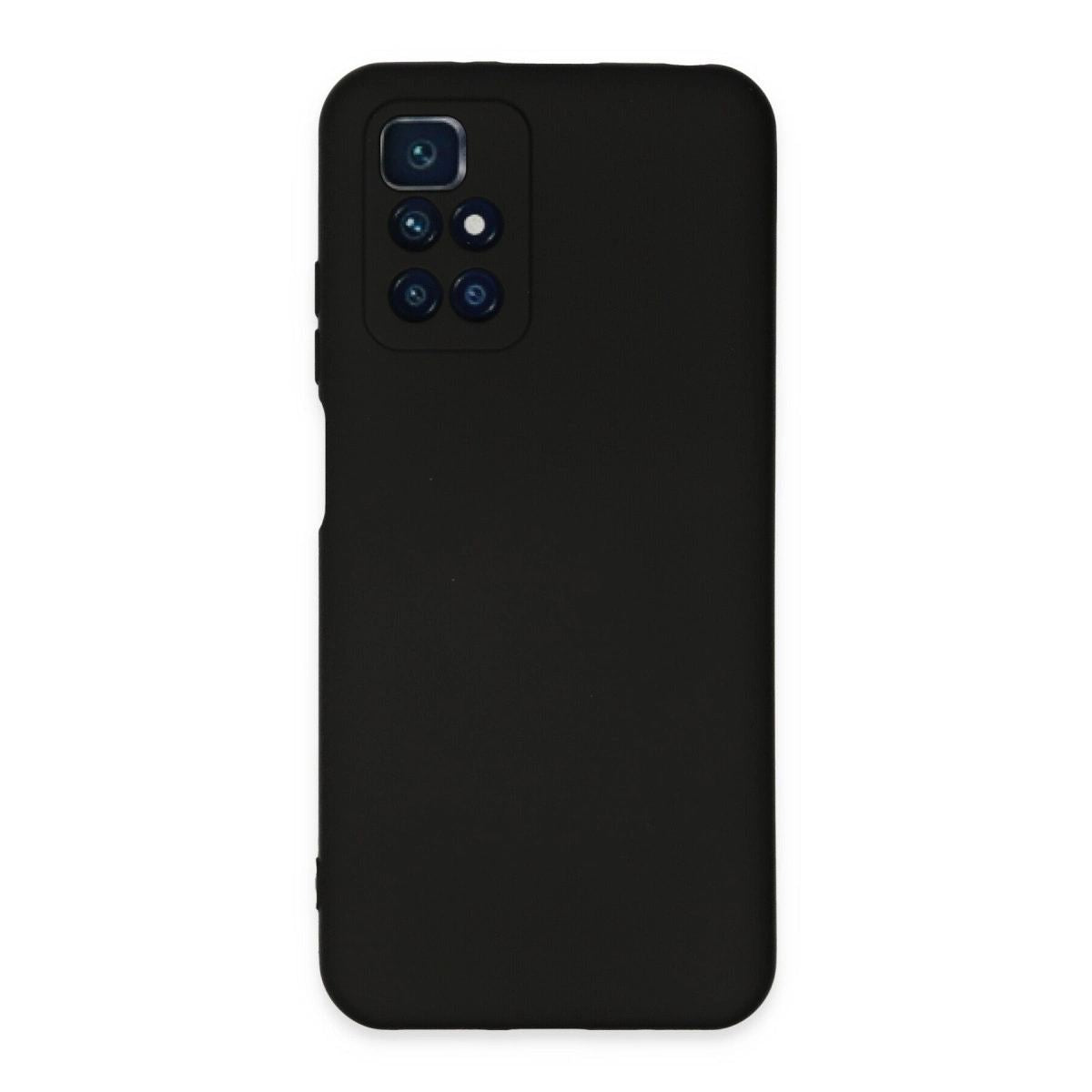 Xiaomi Redmi 10 2022 Kılıf Nano İçi Kadife Silikon - Siyah