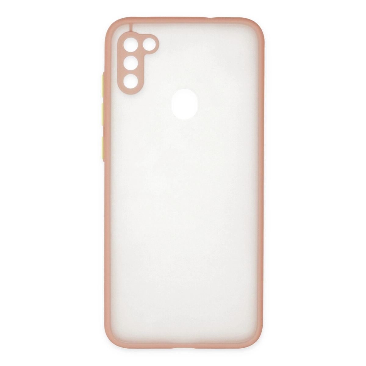 Samsung Galaxy A11 Kılıf Montreal Silikon Kapak - Pembe