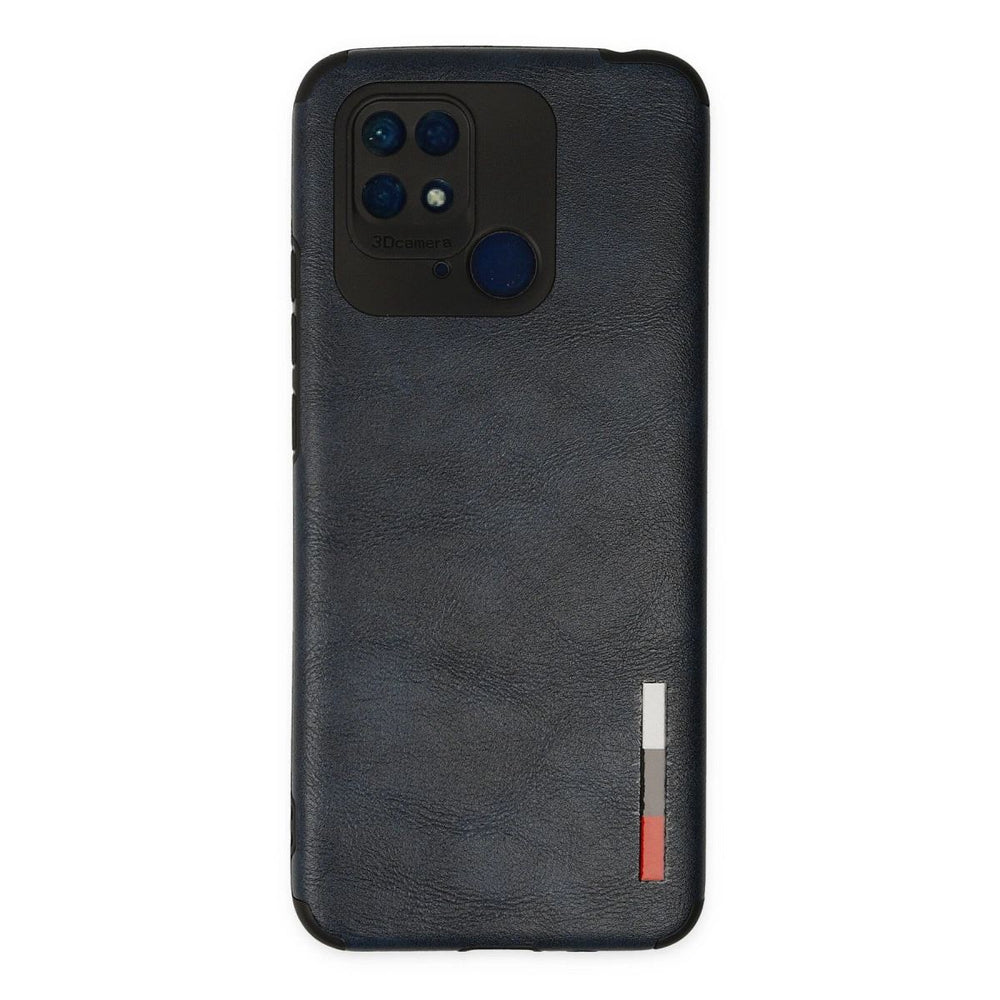 Xiaomi Redmi 10c Kılıf Loop Deri Silikon - Lacivert