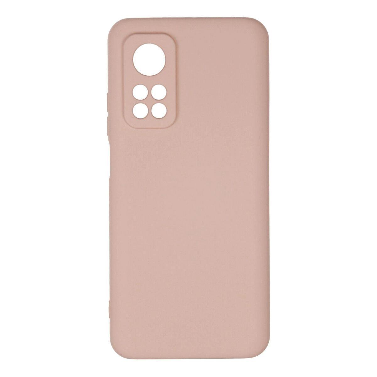 Xiaomi Mi 10t Kılıf Nano İçi Kadife Silikon - Pudra