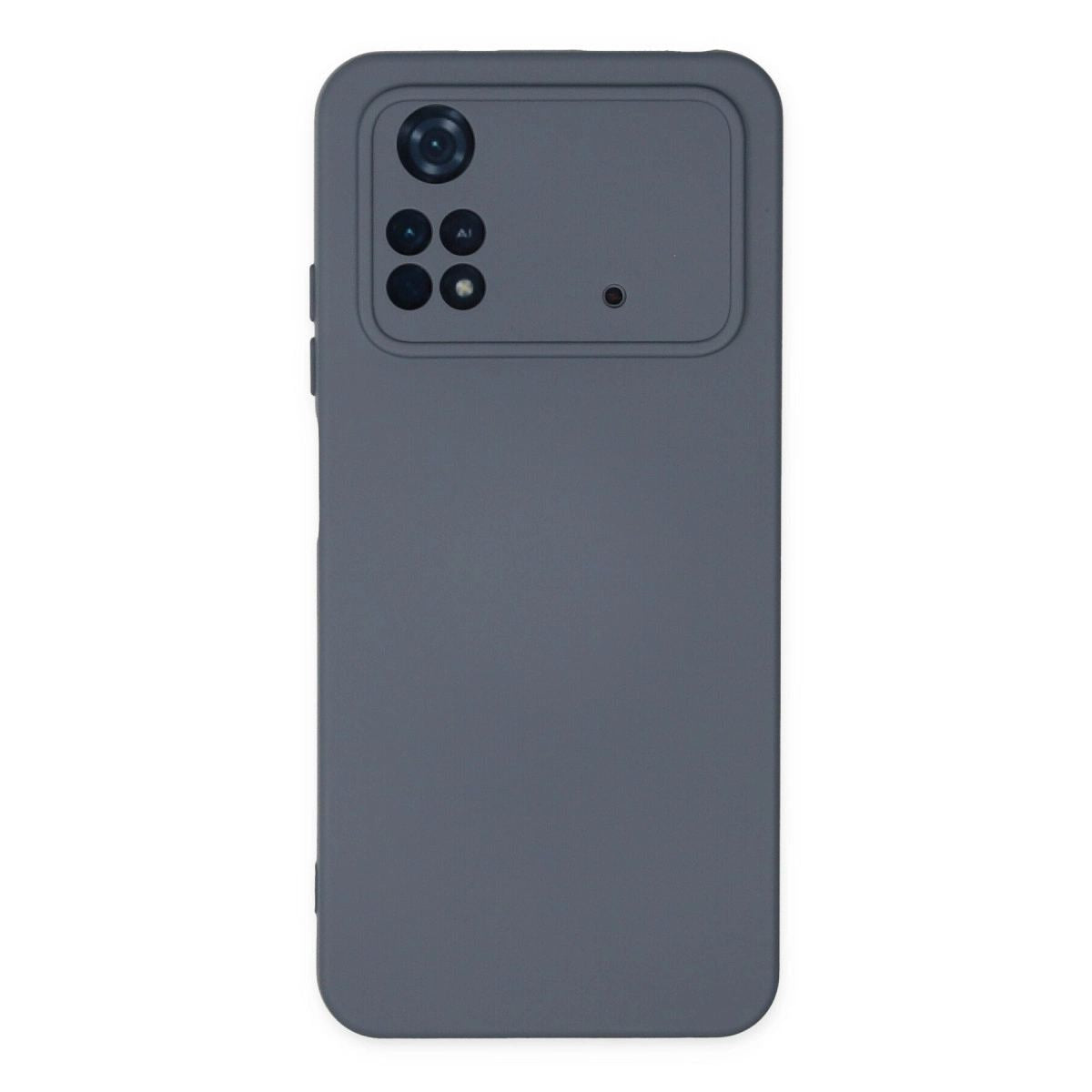 Xiaomi Poco M4 Pro 4g Kılıf Nano İçi Kadife Silikon - Gri