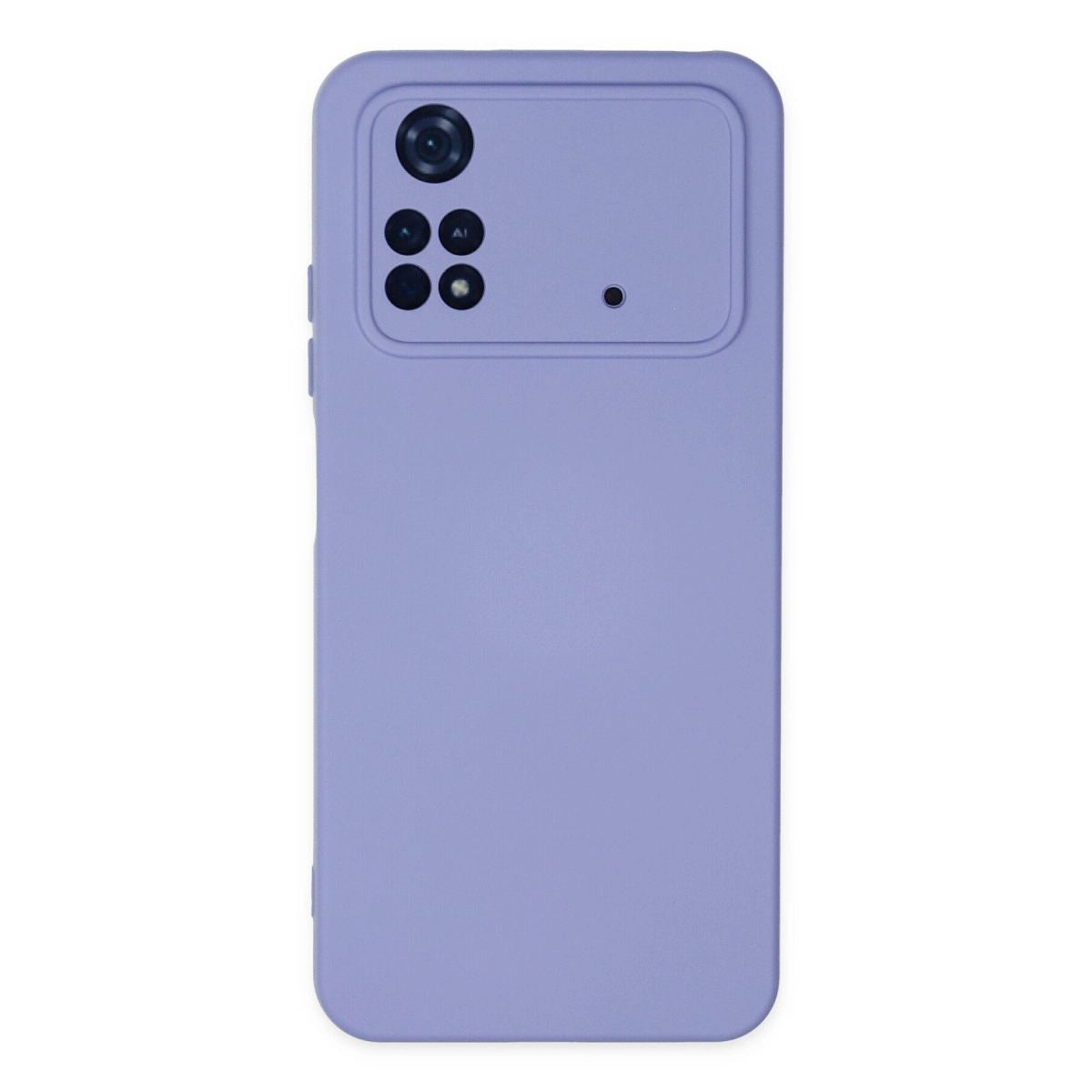 Xiaomi Poco M4 Pro 4g Kılıf Nano İçi Kadife Silikon - Lila