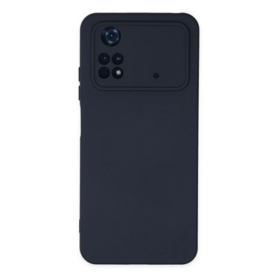 Xiaomi Poco M4 Pro 4g Kılıf Nano İçi Kadife Silikon - Lacivert