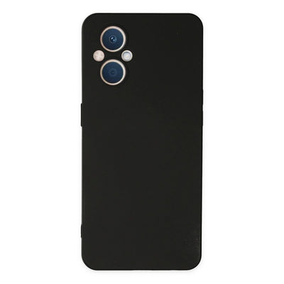Oppo Reno 7 Lite Kılıf Nano İçi Kadife Silikon - Siyah
