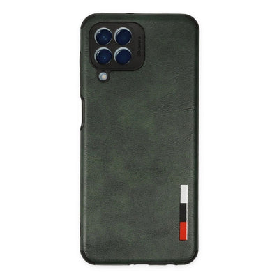 Samsung Galaxy M33 Kılıf Loop Deri Silikon - Yeşil
