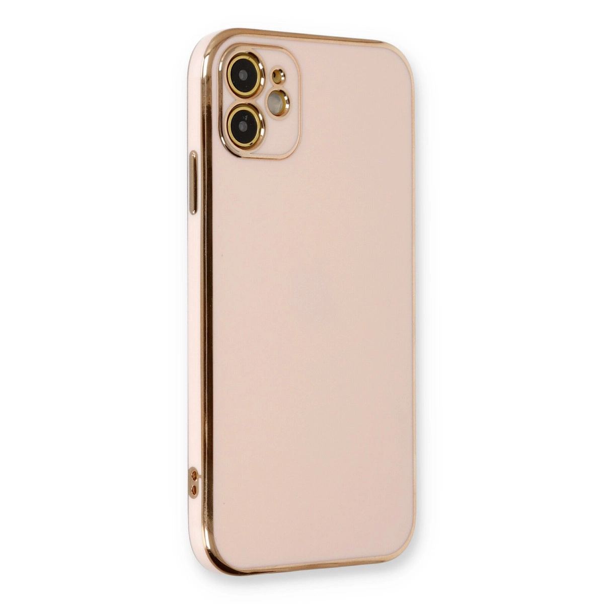 Apple İphone 11 Kılıf Volet Silikon - Pembe