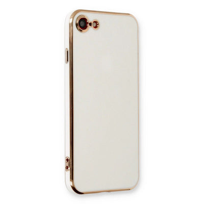 Apple İphone 7 Kılıf Volet Silikon - Beyaz