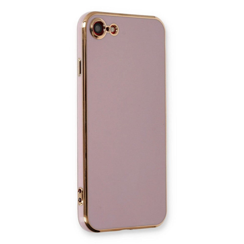 Apple İphone 7 Kılıf Volet Silikon - Mor
