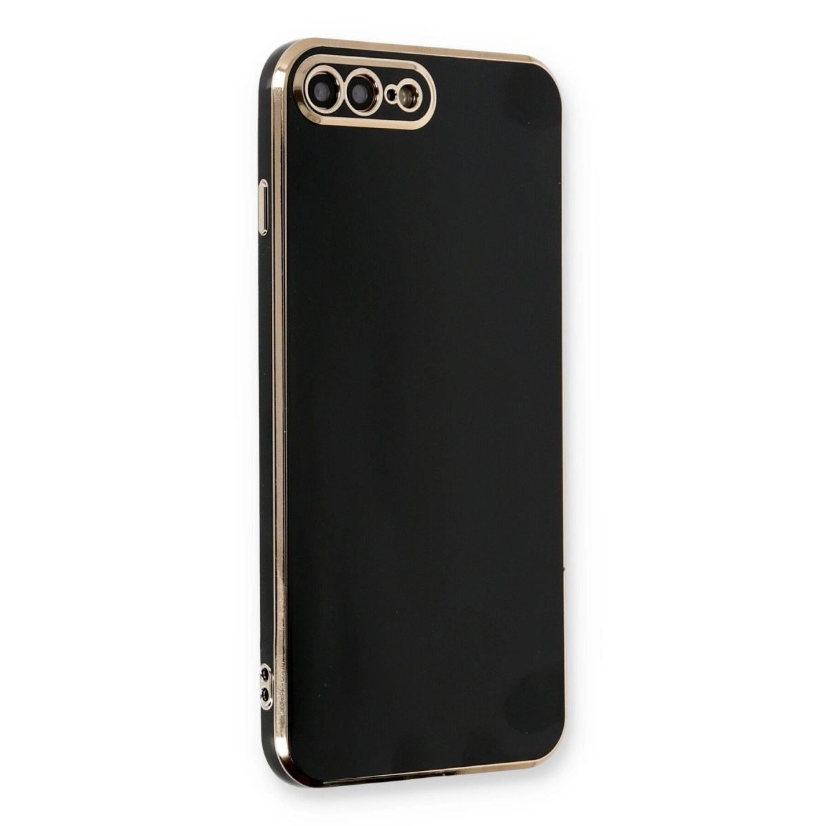 Apple İphone 7 Plus Kılıf Volet Silikon - Siyah
