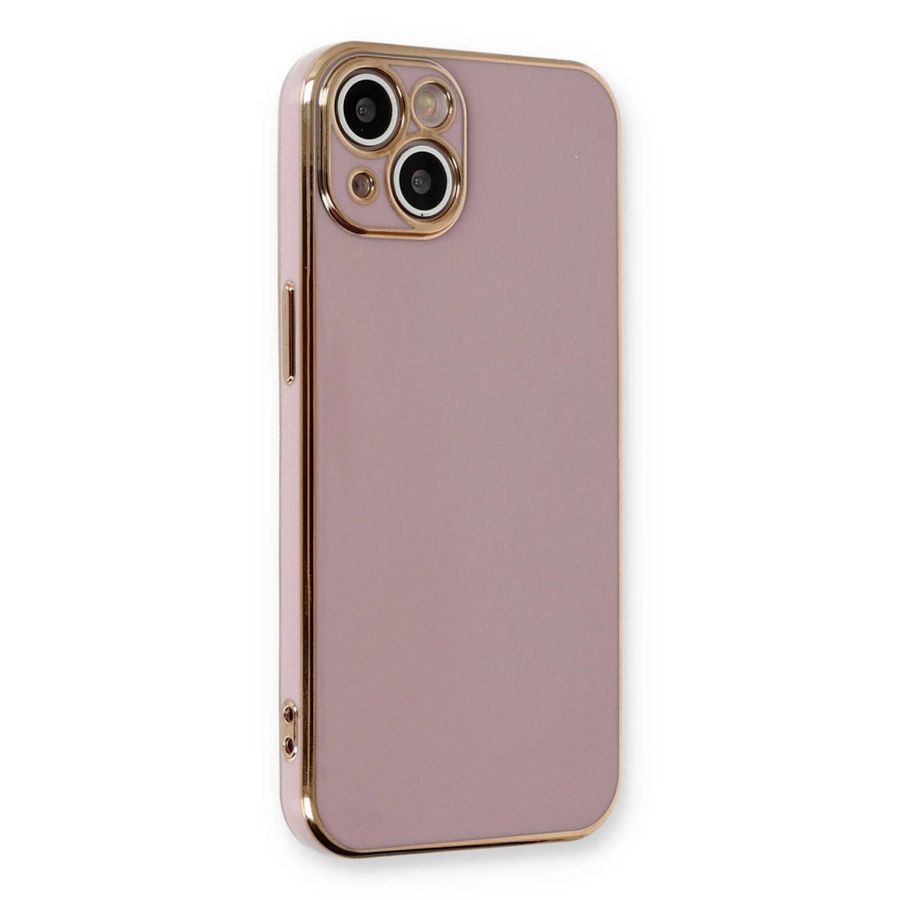 Apple İphone 13 Kılıf Volet Silikon - Mor