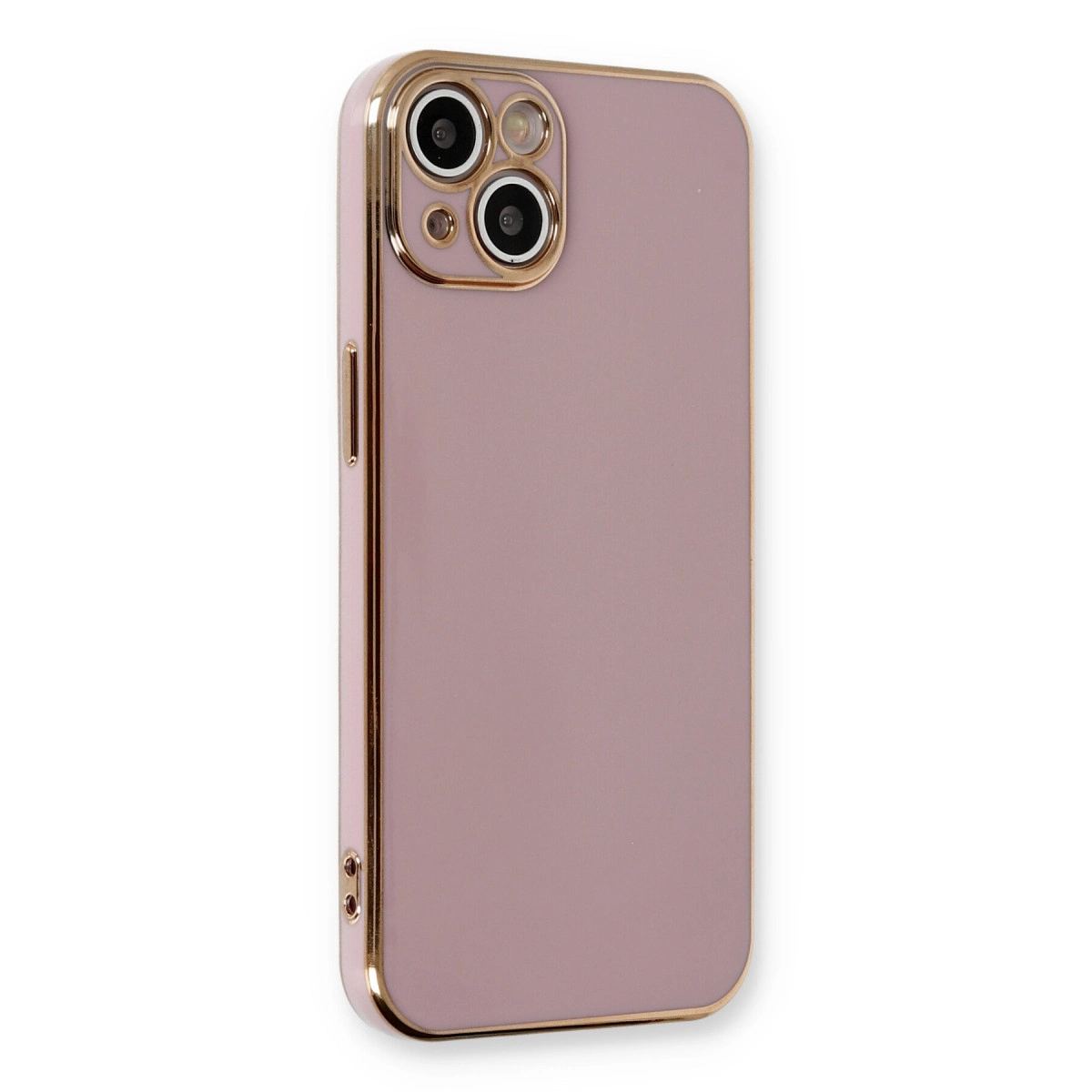 Apple İphone 13 Kılıf Volet Silikon - Mor