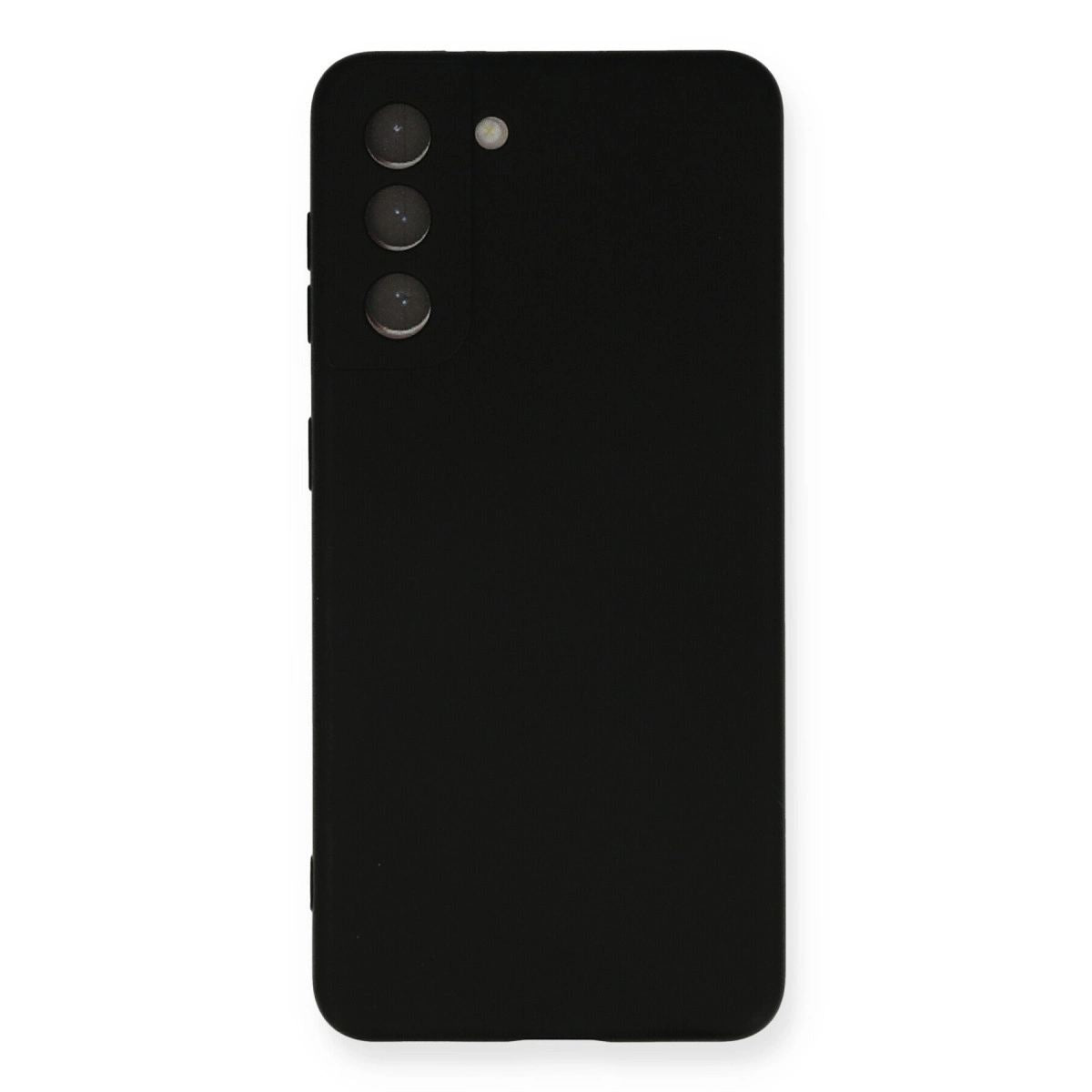 Samsung Galaxy S21 Kılıf Nano İçi Kadife Silikon - Siyah