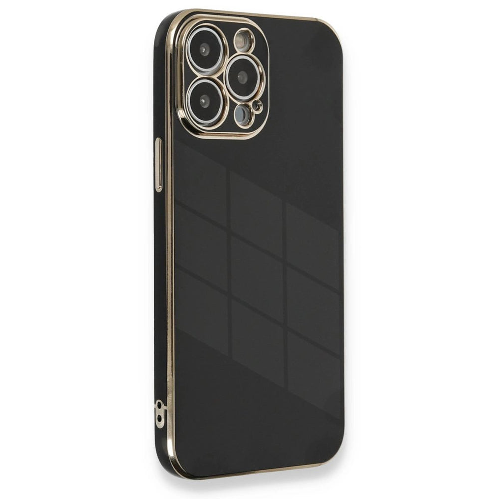 Apple İphone 13 Pro Kılıf Volet Silikon - Siyah