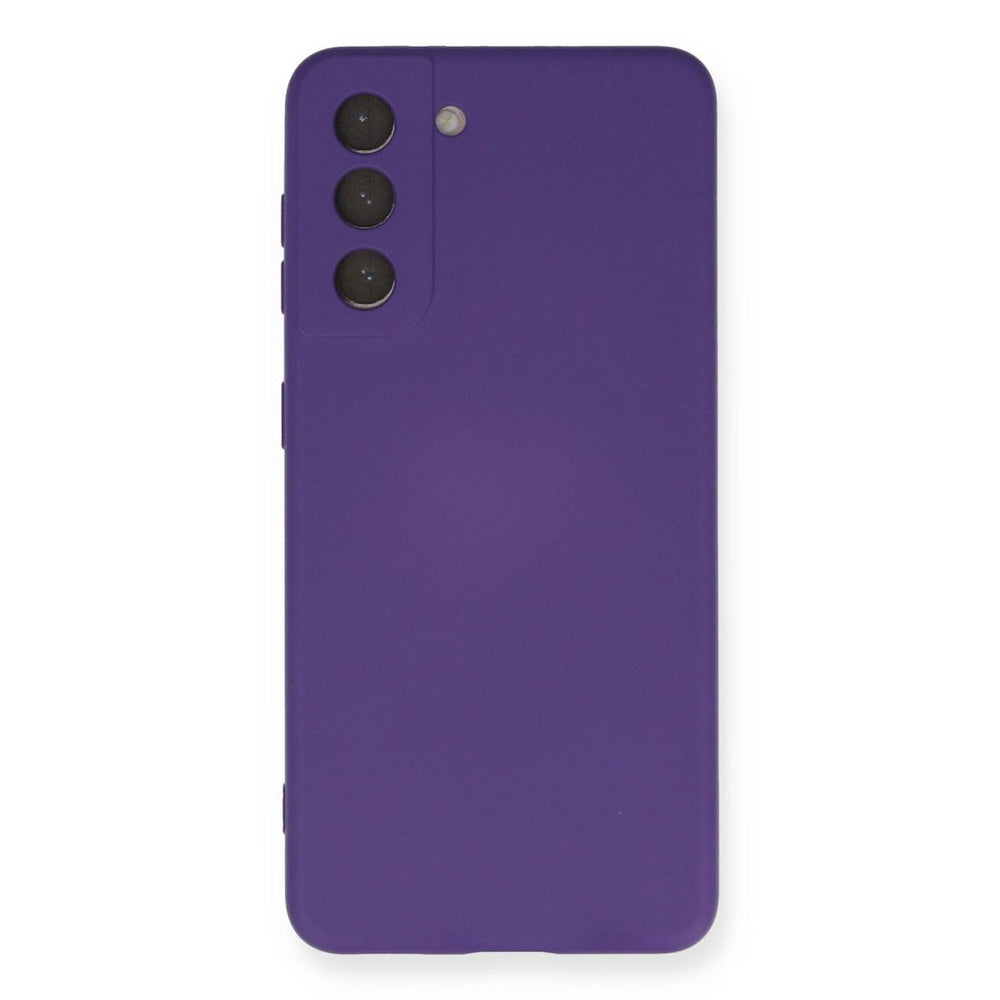 Samsung Galaxy S21 Kılıf Nano İçi Kadife Silikon - Mor