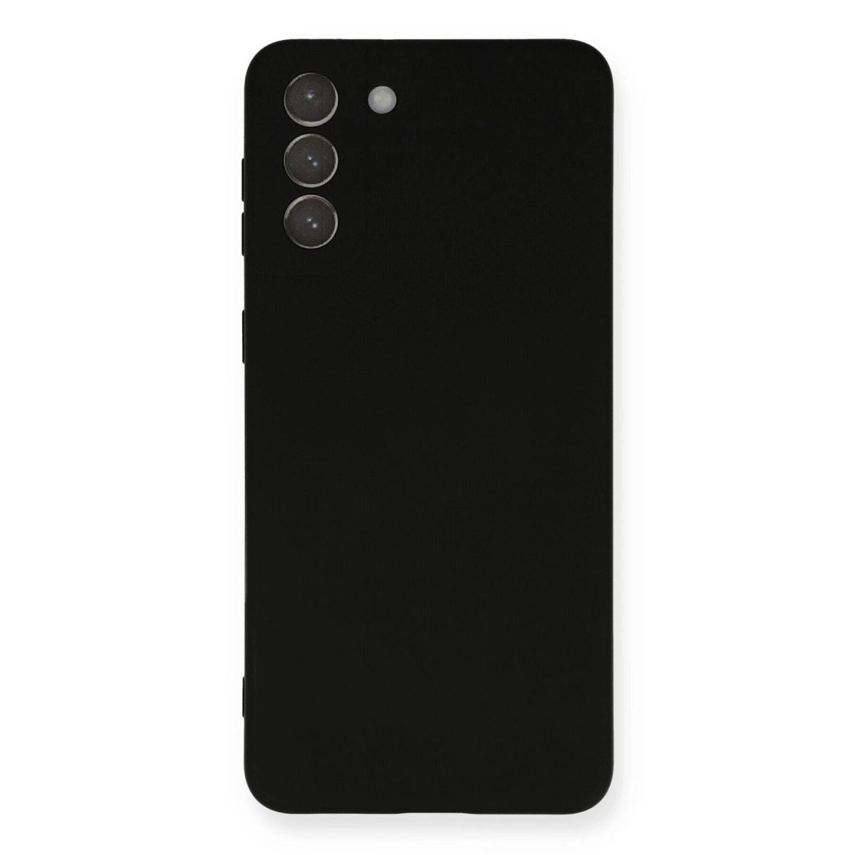Samsung Galaxy S21 Plus Kılıf Nano İçi Kadife Silikon - Siyah