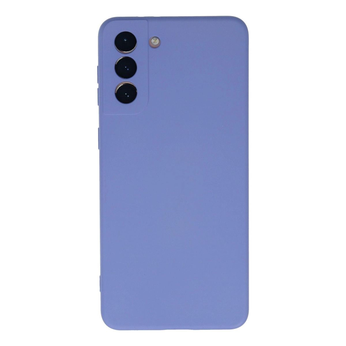 Samsung Galaxy S21 Plus Kılıf Nano İçi Kadife Silikon - Lila