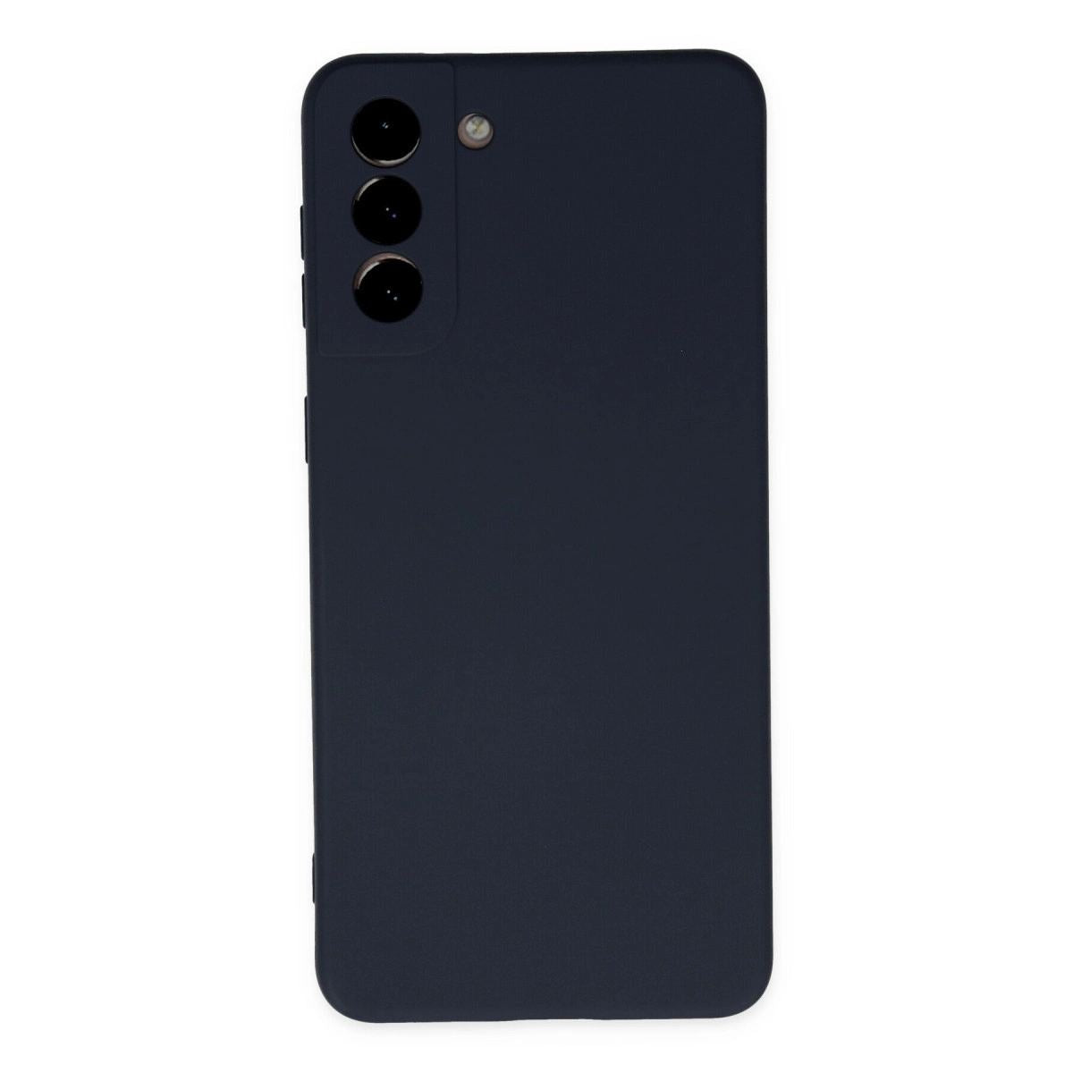 Samsung Galaxy S21 Plus Kılıf Nano İçi Kadife Silikon - Lacivert