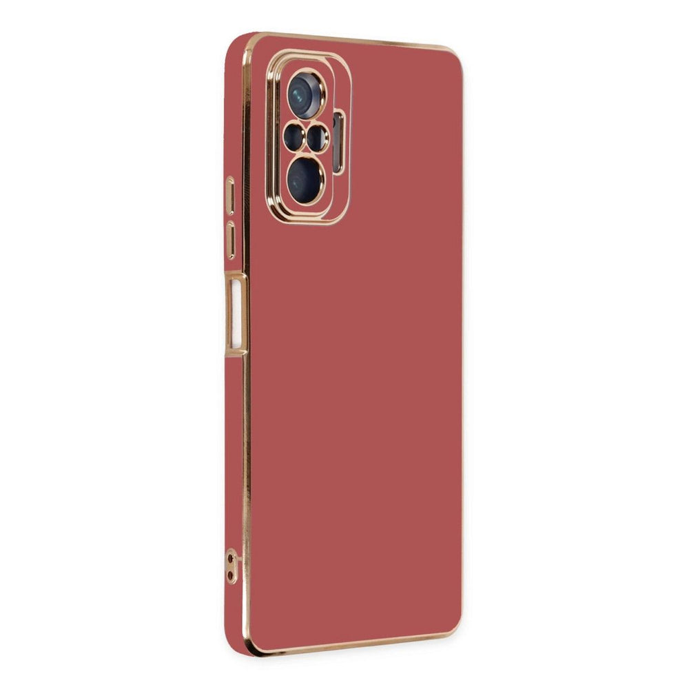 Xiaomi Redmi Note 10 Pro Kılıf Volet Silikon - Kırmızı