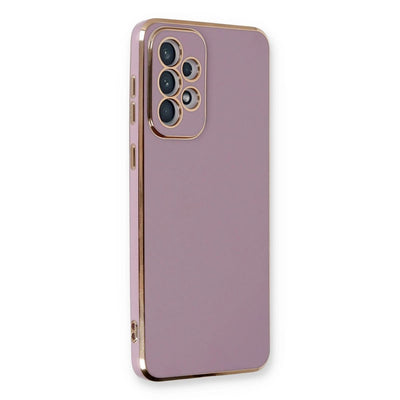 Samsung Galaxy A33 5g Kılıf Volet Silikon - Mor