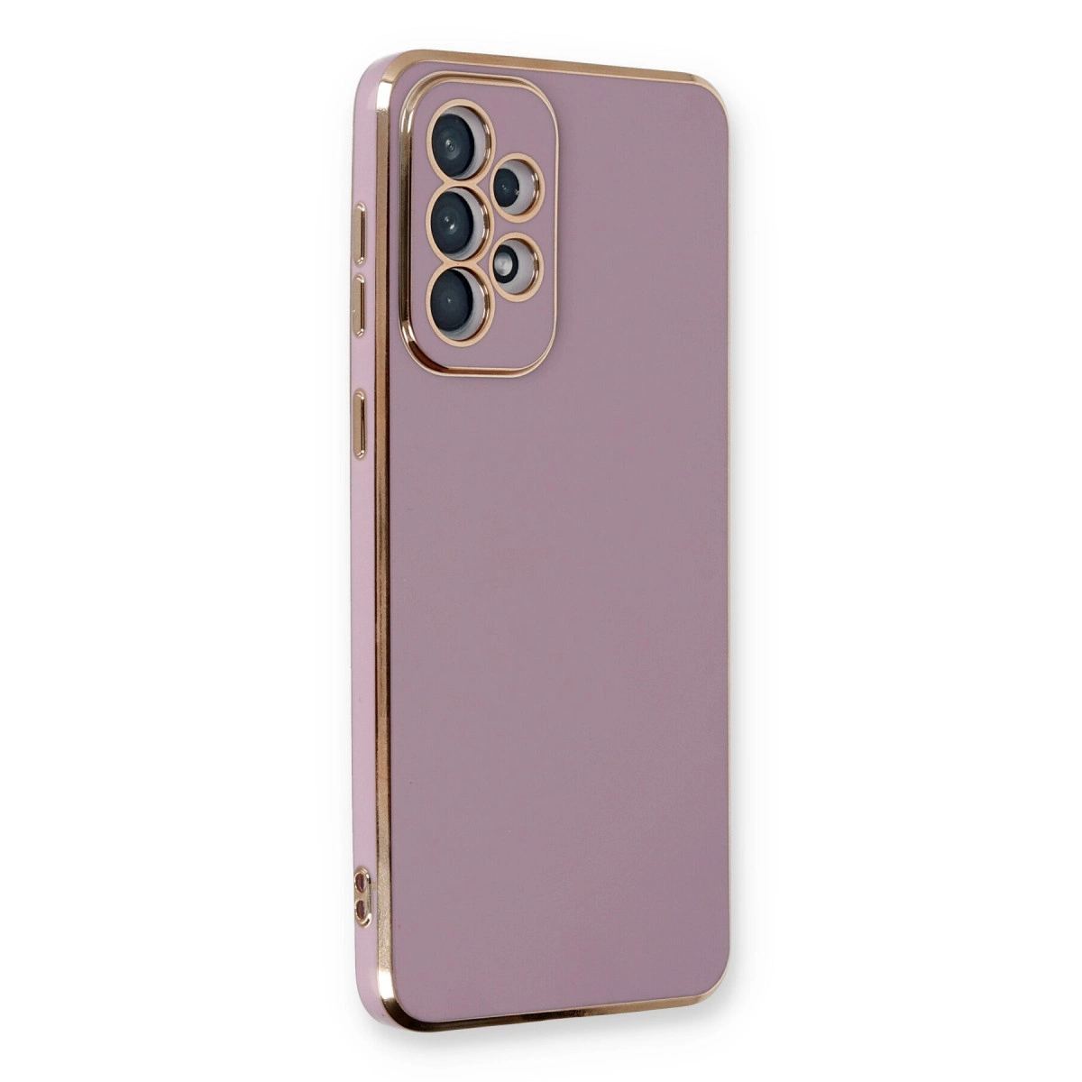 Samsung Galaxy A53 5g Kılıf Volet Silikon - Mor