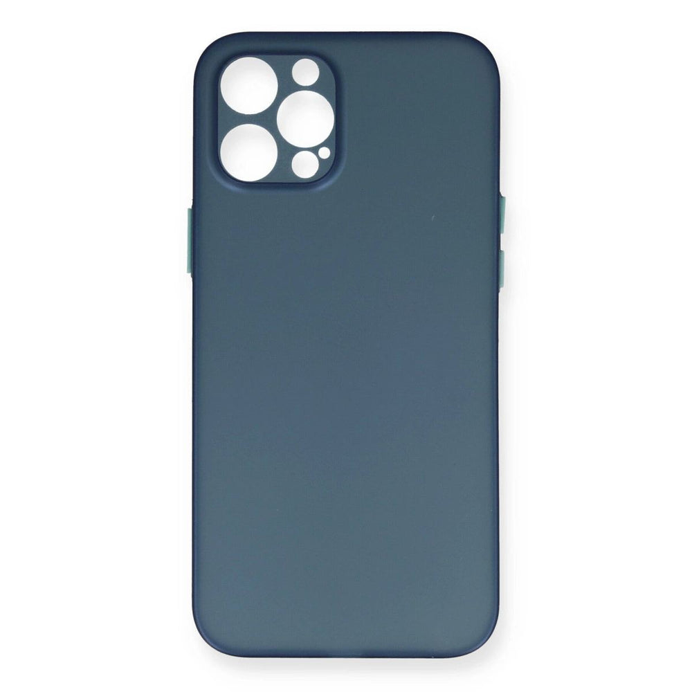 Apple İphone 12 Pro Max Kılıf Pp Ultra İnce Kapak - Mavi