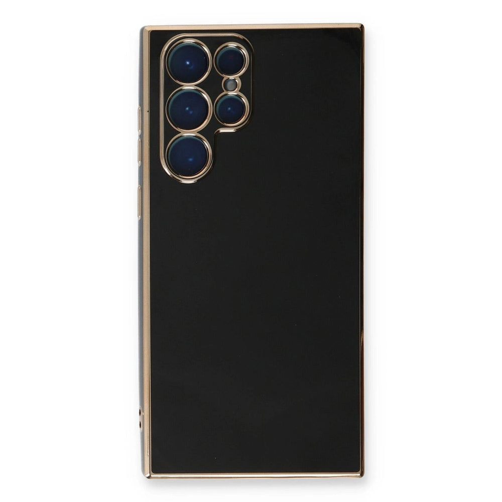 Samsung Galaxy S22 Ultra Kılıf Volet Silikon - Siyah