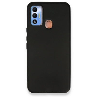 Tecno Spark 7t Kılıf First Silikon - Siyah