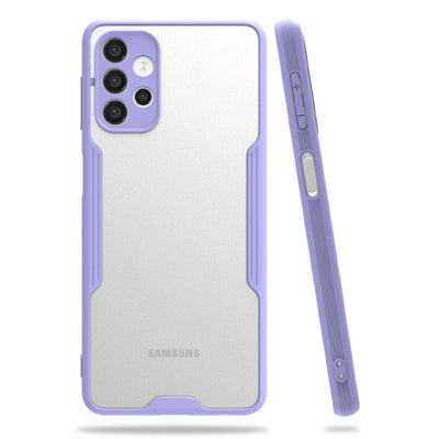 Samsung Galaxy A72 Kılıf Platin Silikon - Lila