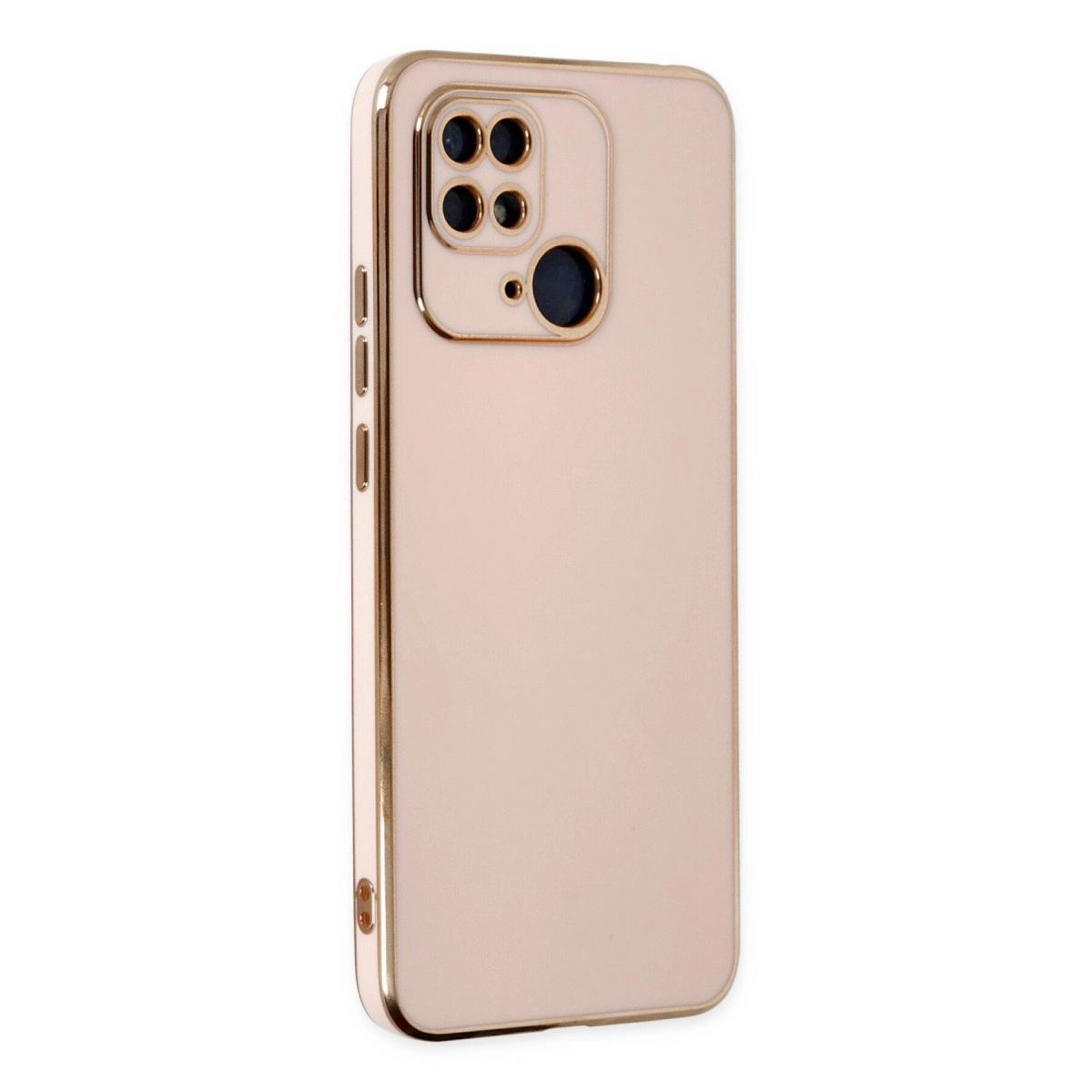 Xiaomi Redmi 10c Kılıf Volet Silikon - Pembe