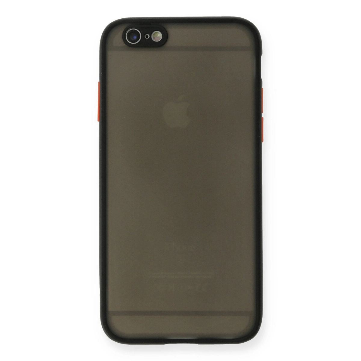 Apple İphone 6 Kılıf Montreal Silikon Kapak - Siyah