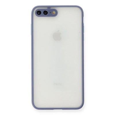 Apple İphone 7 Plus Kılıf Montreal Silikon Kapak - Gri