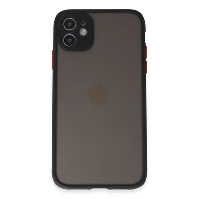 Apple İphone 11 Kılıf Montreal Silikon Kapak - Siyah
