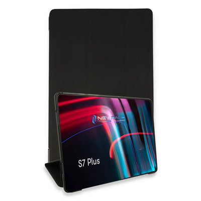 Samsung Galaxy T970 Tab S7 Plus 12.4 Kılıf Tablet Smart Kılıf - Siyah