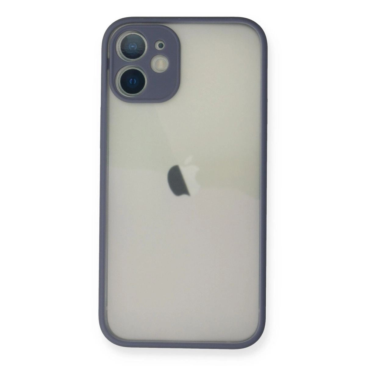 Apple İphone 11 Pro Max Kılıf Montreal Silikon Kapak - Gri