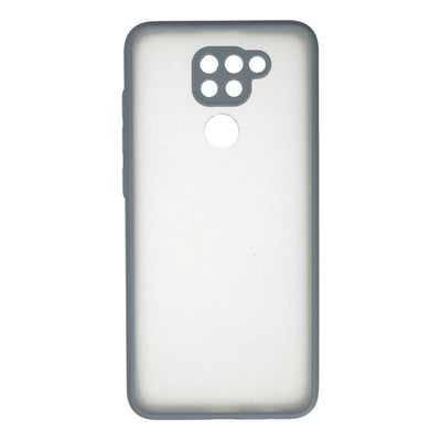 Xiaomi Redmi Note 9 Kılıf Montreal Silikon Kapak - Gri