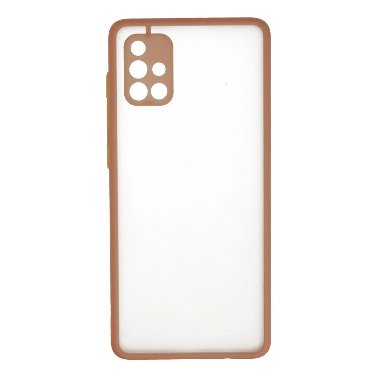 Samsung Galaxy A71 Kılıf Montreal Silikon Kapak - Pembe