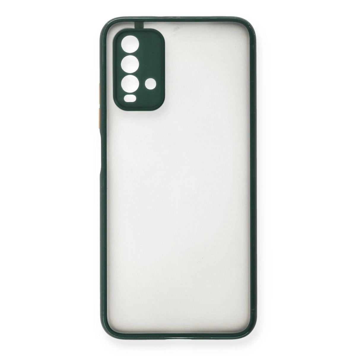 Xiaomi Redmi 9t Kılıf Montreal Silikon Kapak - Yeşil
