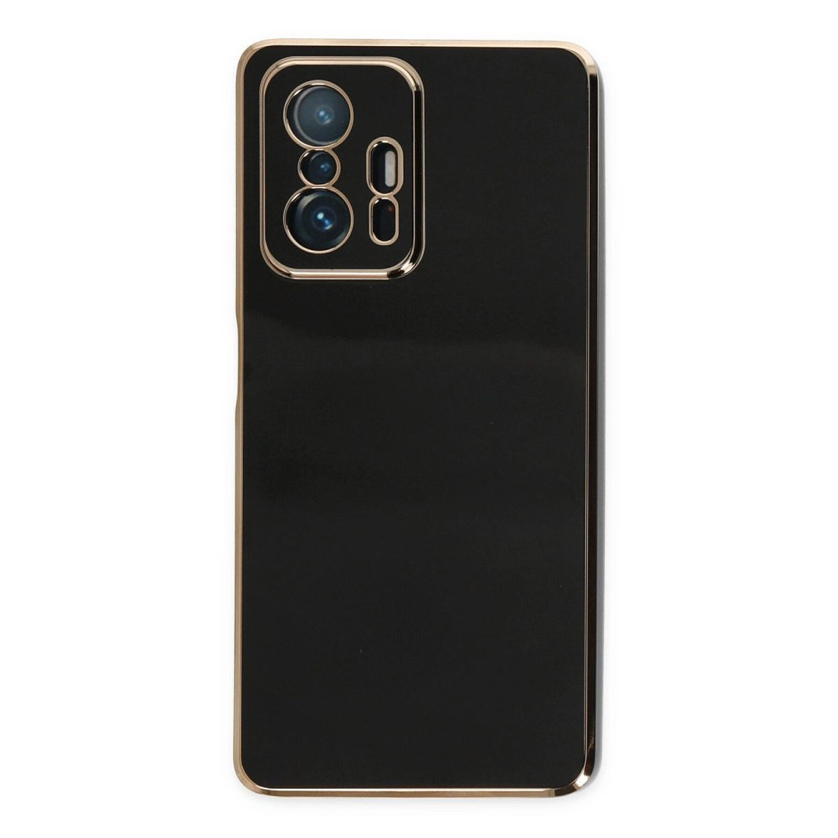 Xiaomi Mi 11t Pro Kılıf Volet Silikon - Siyah