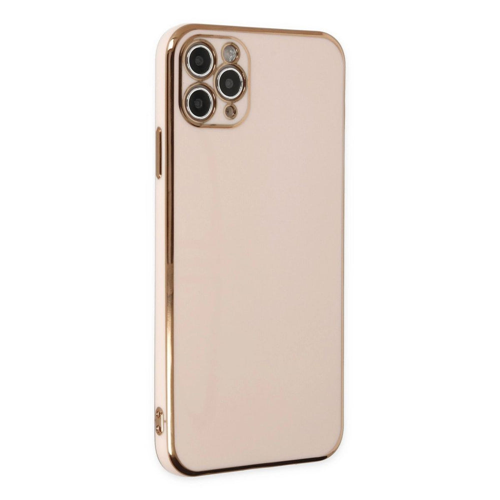 Apple İphone 11 Pro Max Kılıf Volet Silikon - Pembe