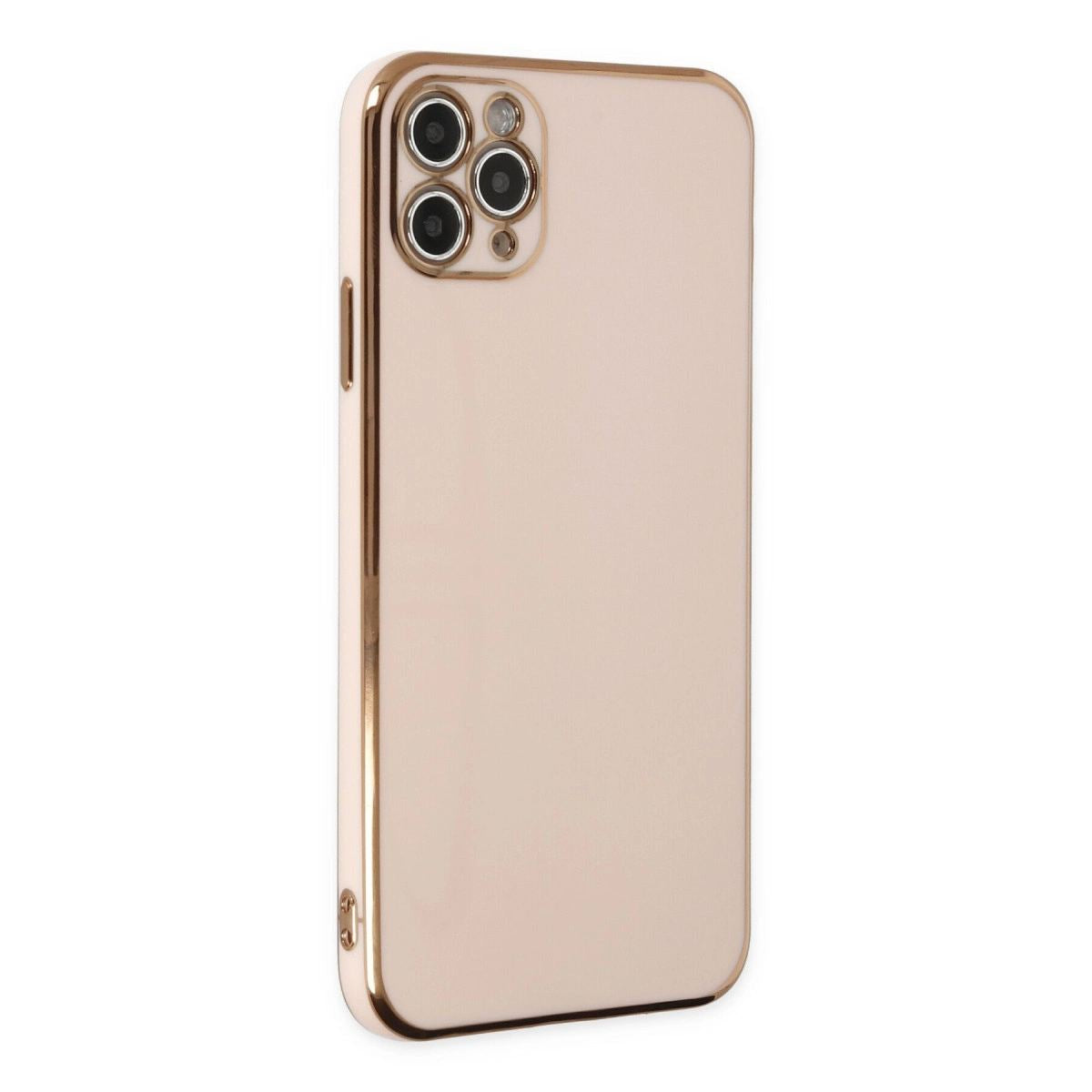 Apple İphone 11 Pro Max Kılıf Volet Silikon - Pembe