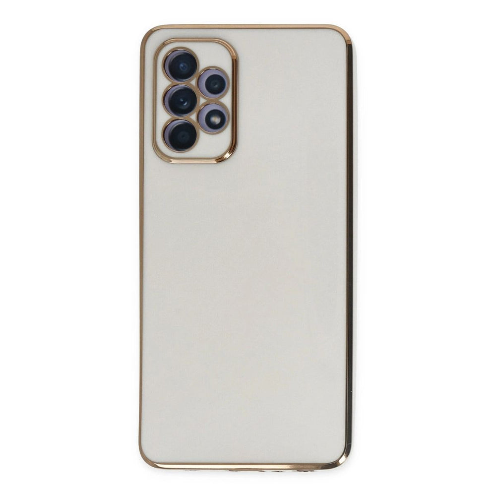 Samsung Galaxy A52 Kılıf Volet Silikon - Beyaz