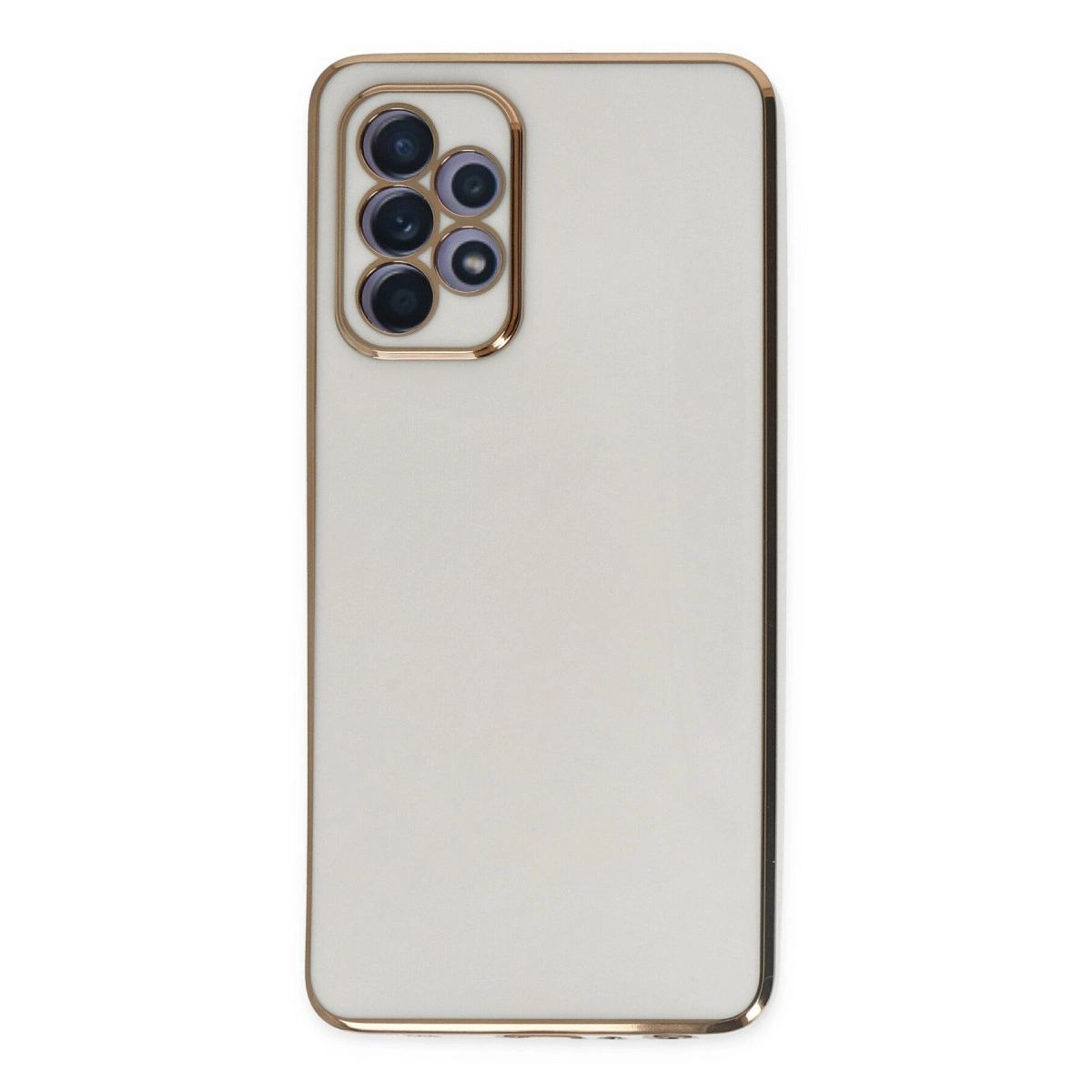 Samsung Galaxy A52 Kılıf Volet Silikon - Beyaz