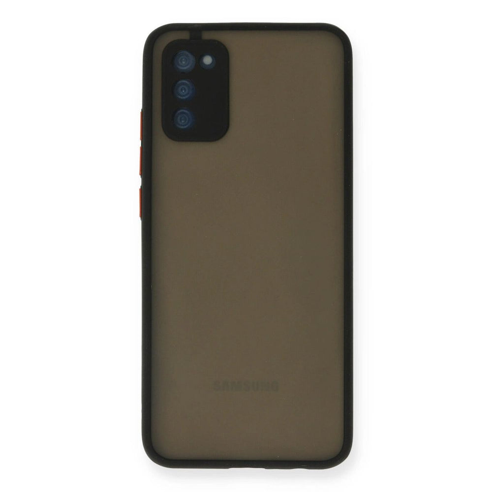 Samsung Galaxy A02s Kılıf Montreal Silikon Kapak - Siyah