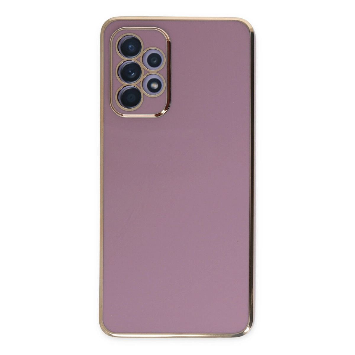 Samsung Galaxy A52 Kılıf Volet Silikon - Mor